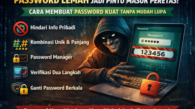 Password Lemah Jadi Pintu Masuk Peretas, Ini Cara Membuat Password Kuat Tanpa Mudah Lupa