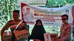 Baksos HUT Bhayangkara ke-80, Polres Palopo Peduli Korban Kebakaran