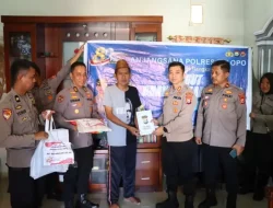 Kapolres Palopo Sambangi Personel Sakit dan Purnabakti Jelang Hari Bhayangkara ke-80