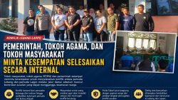 Konflik Lebang-Lappo: Pemerintah, Tokoh Agama, dan Tokoh Masyarakat Minta Kesempatan Selesaikan Secara Internal