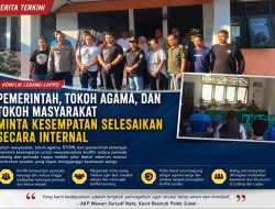 Konflik Lebang-Lappo: Pemerintah, Tokoh Agama, dan Tokoh Masyarakat Minta Kesempatan Selesaikan Secara Internal