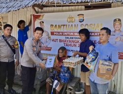 HUT Bhayangkara ke-80, Polres Palopo Salurkan Bantuan untuk Lansia Kurang Mampu
