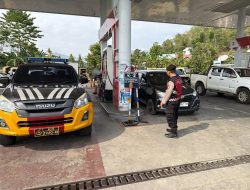 Cegah Kepadatan di SPBU, Polres Palopo Kerahkan Personel